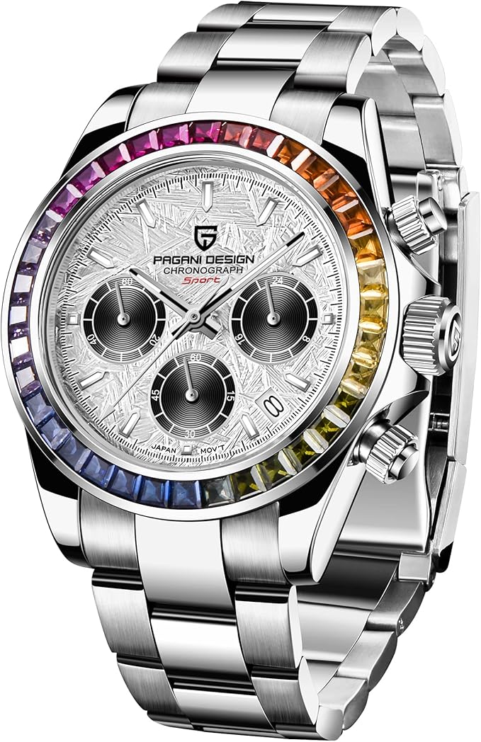 Reloj automático estilo DAYTONA con calibre NH35 (40 mm, cristal de zafiro)