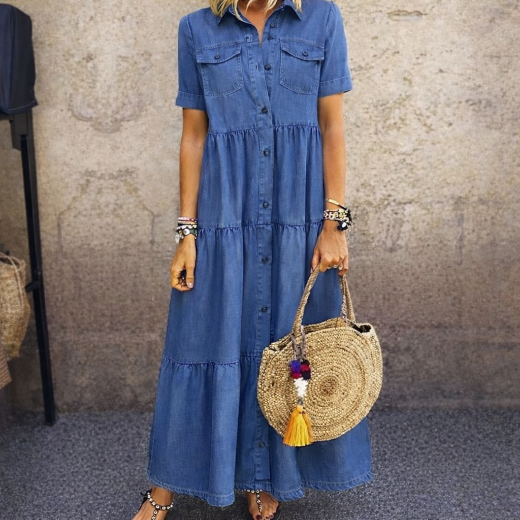 Elizabeth | Vestido Midi con Botones