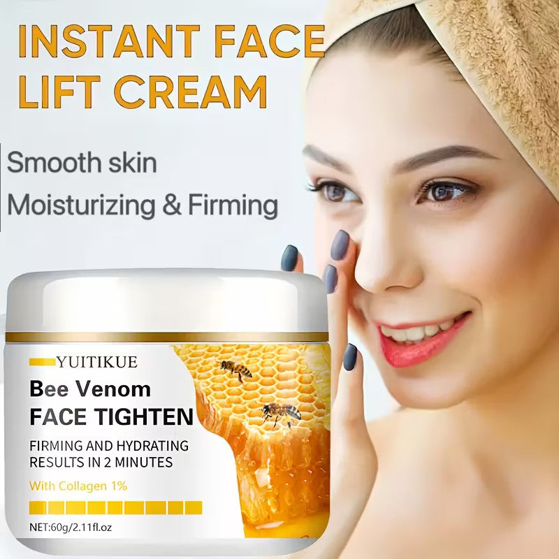 Crema facial reafirmante con veneno de abeja