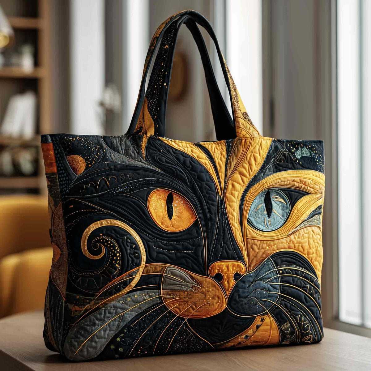 Laurentia | Bolso Tote Acolchado Gatos con Actitud