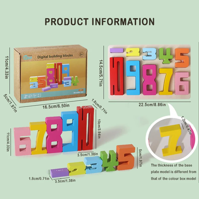 Number Educational Blocks
