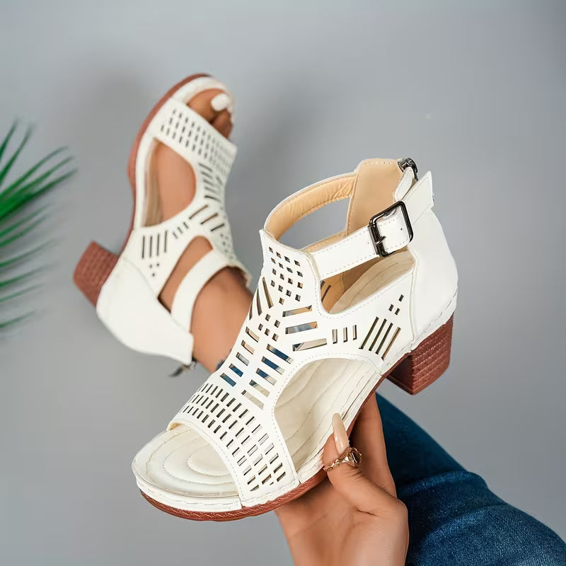 Sandalias Lia™ — Elegancia y comodidad con tacón ancho para cualquier ocasión