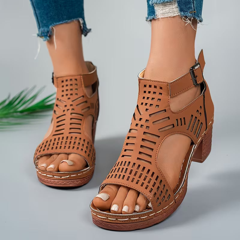 Sandalias Lia™ — Elegancia y comodidad con tacón ancho para cualquier ocasión