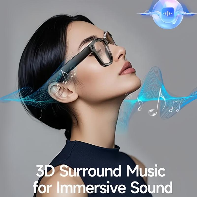 Gafas con cámara de IA inteligente y lentes fotocromáticas de 8 MP