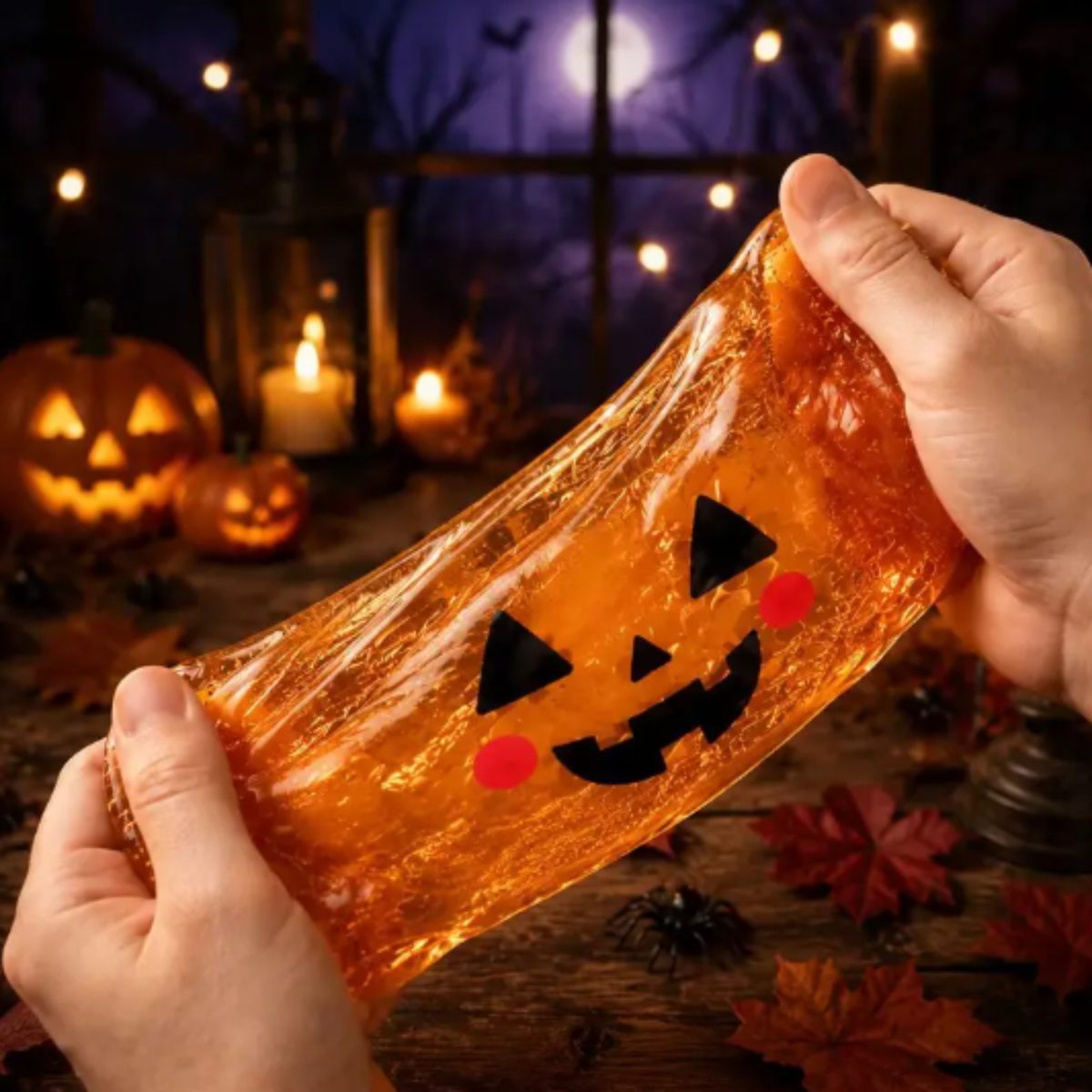 Juguetes antiestrés de dumplings de Halloween, 12 piezas con vaporera de almacenamiento