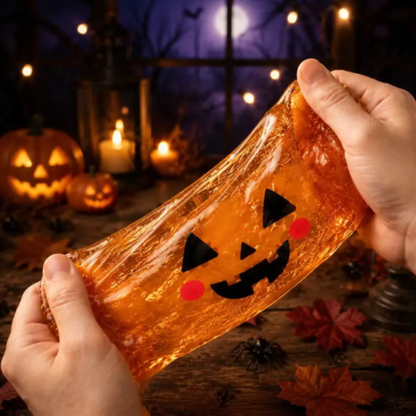 Juguetes antiestrés de dumplings de Halloween, 12 piezas con vaporera de almacenamiento