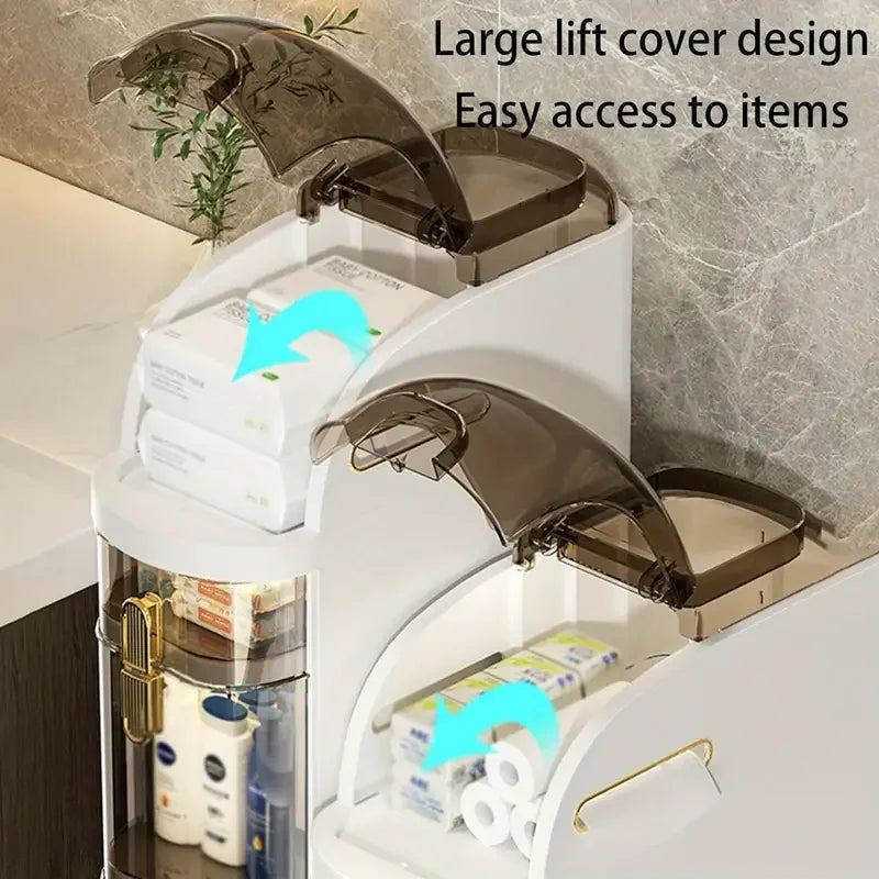 SMART Rolling Bathroom Cabinet