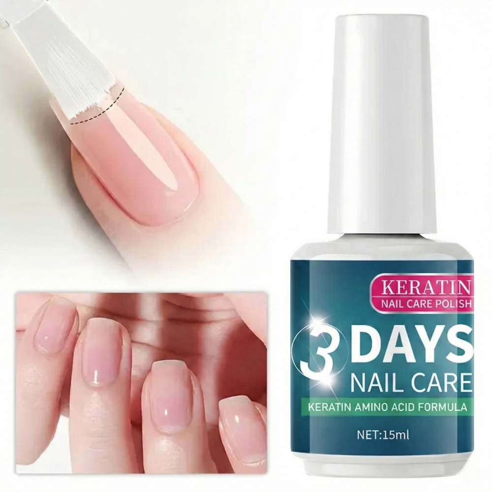 Esmalte de cuidado de uñas con queratina
