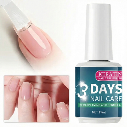 Esmalte de cuidado de uñas con queratina