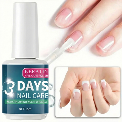 Esmalte de cuidado de uñas con queratina