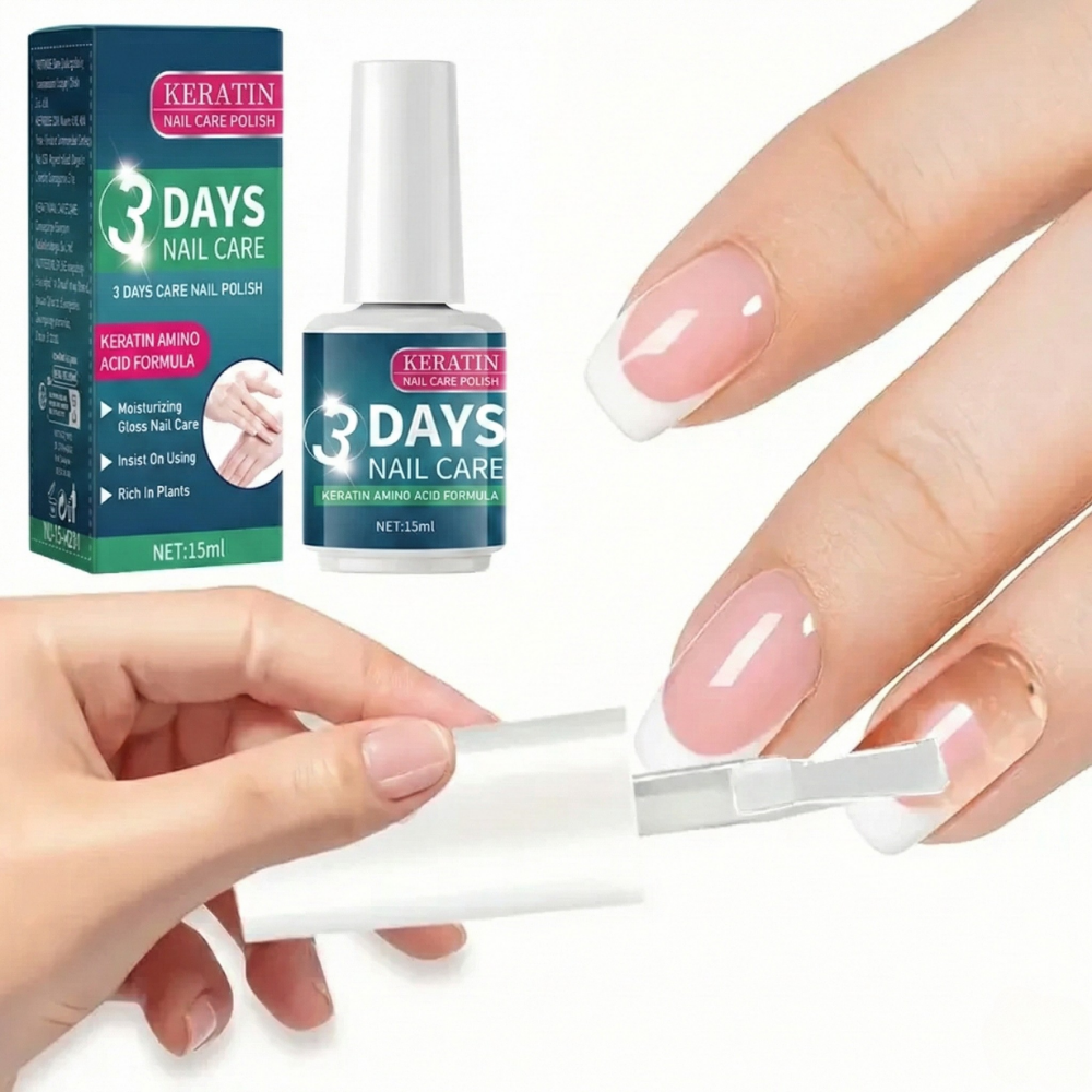 Esmalte de cuidado de uñas con queratina