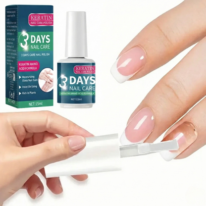 Esmalte de cuidado de uñas con queratina