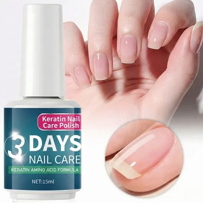 Esmalte de cuidado de uñas con queratina