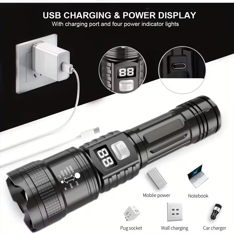 Brilliant Beam Flashlight (4 Pieces)