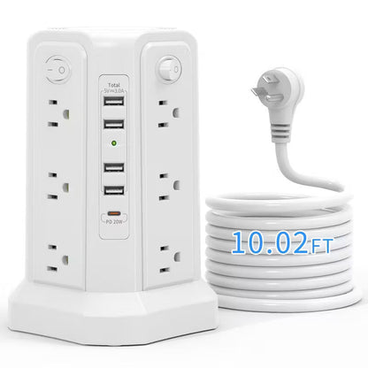 Centro de alimentación inteligente con USB