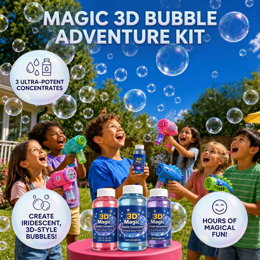 Kit de aventura de burbujas mágicas 3D
