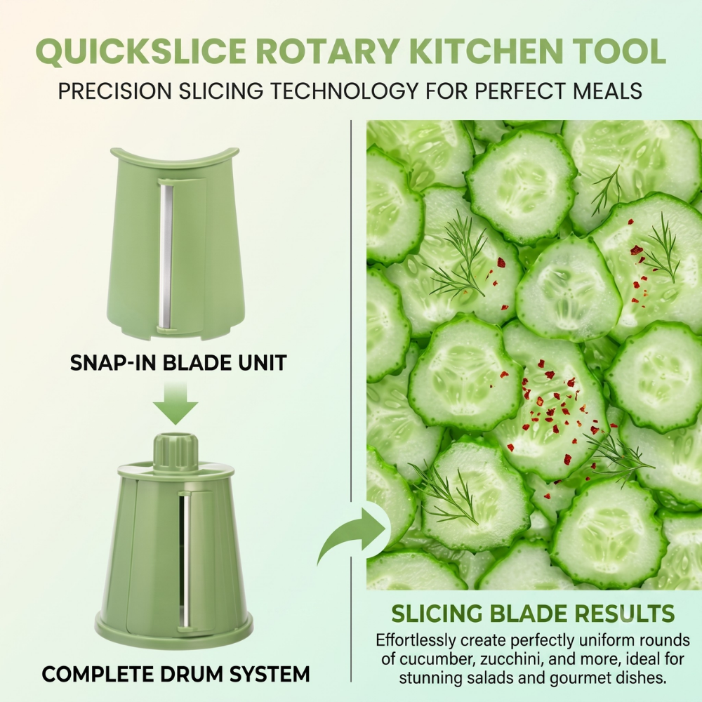 Herramienta de cocina giratoria QuickSlice