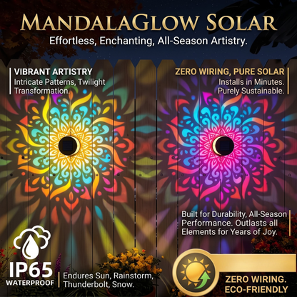 (1 + 1 Gratis) MandalaGlow Solar