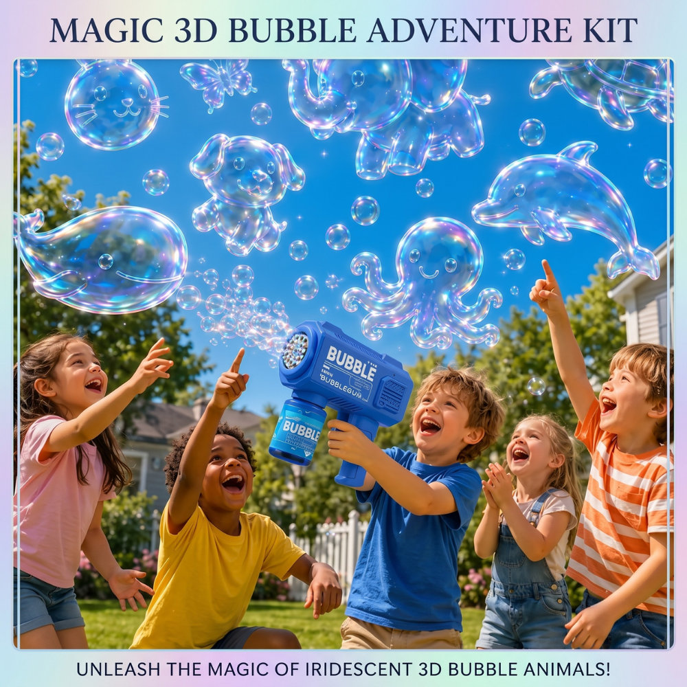 Kit de aventura de burbujas mágicas 3D