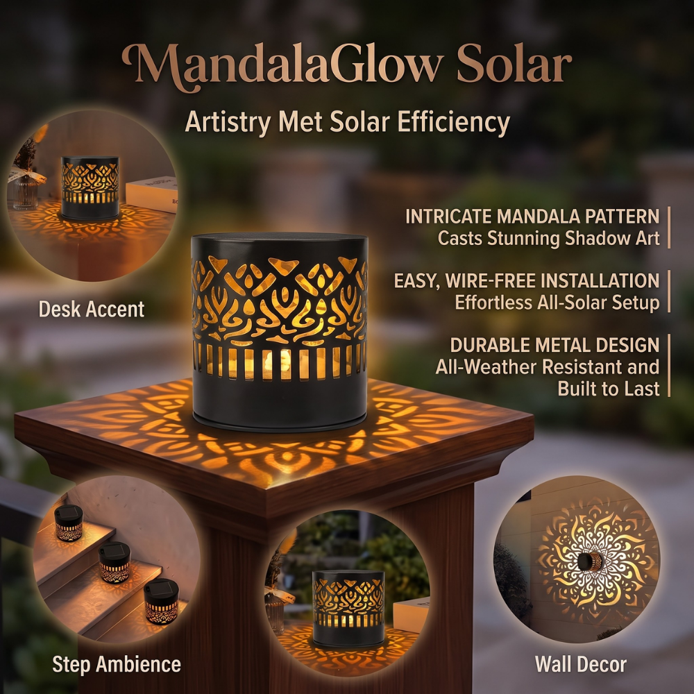 (1 + 1 Gratis) MandalaGlow Solar