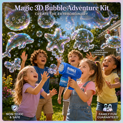 Kit de aventura de burbujas mágicas 3D