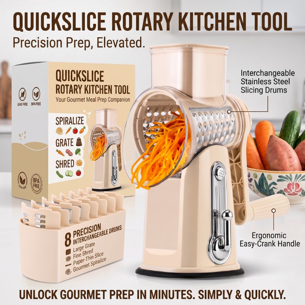 Herramienta de cocina giratoria QuickSlice