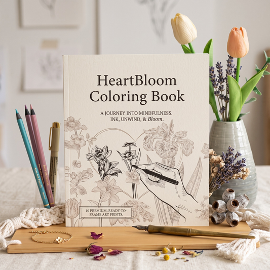 Libro para colorear HeartBloom