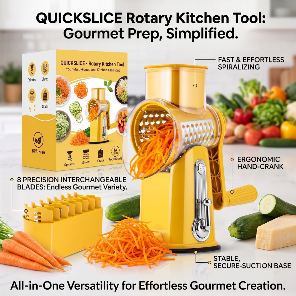 Herramienta de cocina giratoria QuickSlice