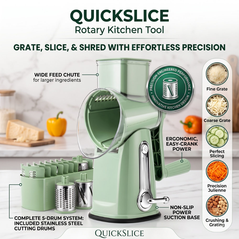 Herramienta de cocina giratoria QuickSlice