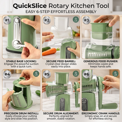 Herramienta de cocina giratoria QuickSlice