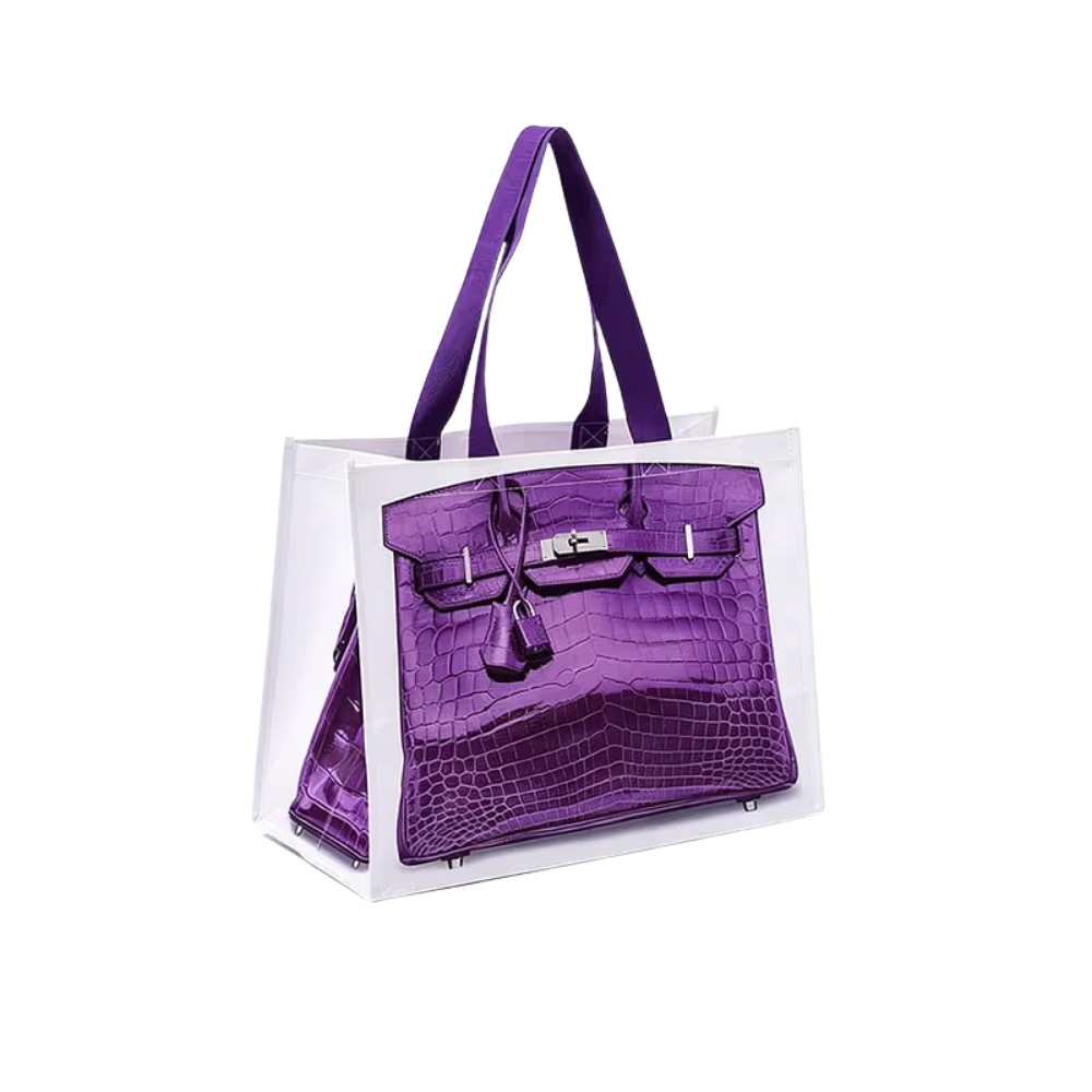 Sienna - Bolso de mano tejido estampado, set de 5 piezas