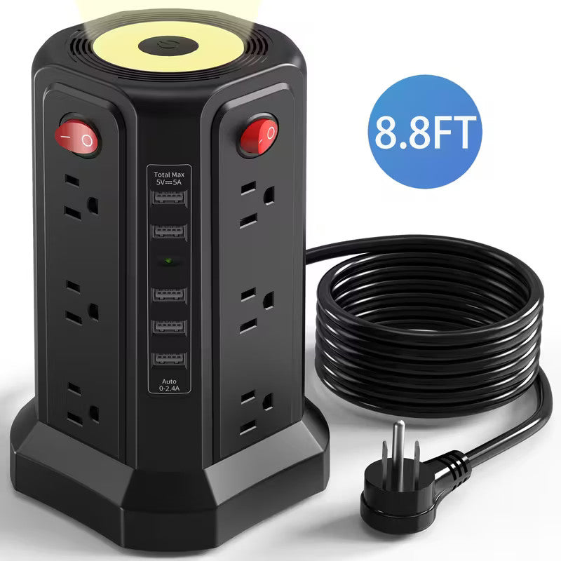 Centro de alimentación inteligente con USB
