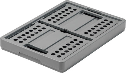 Carrito de compra premium plegable con 2 cajas de almacenamiento plegables
