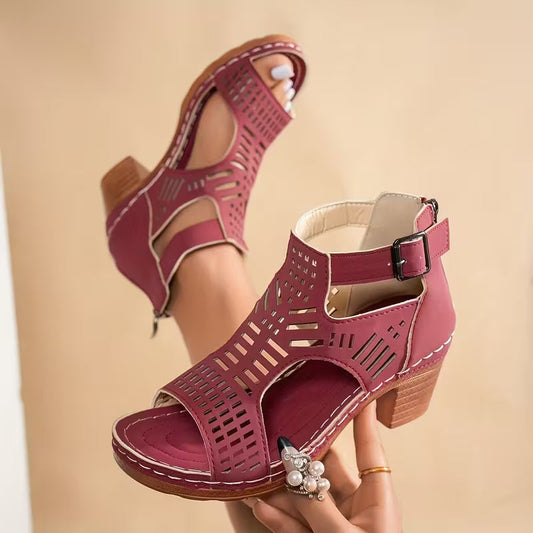 Sandalias Lia™ — Elegancia y comodidad con tacón ancho para cualquier ocasión