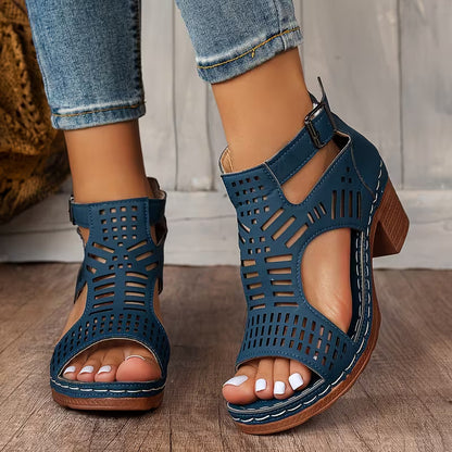 Sandalias Lia™ — Elegancia y comodidad con tacón ancho para cualquier ocasión