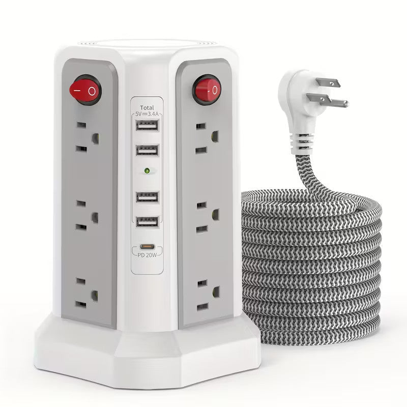 Centro de alimentación inteligente con USB