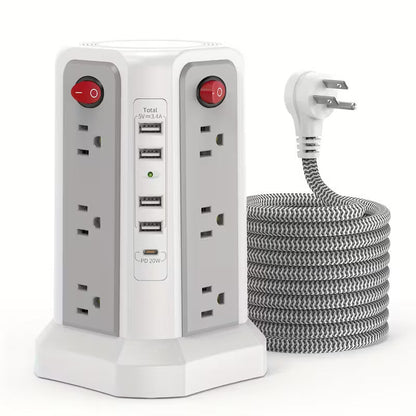 Centro de alimentación inteligente con USB