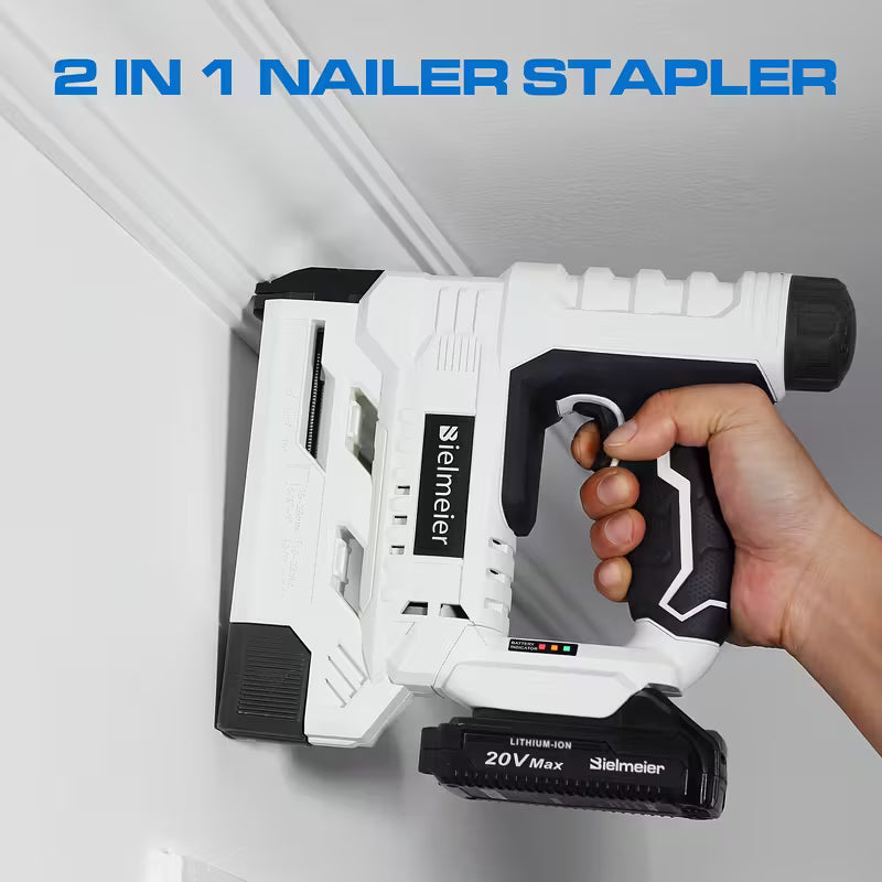 Clavadora y grapadora inalámbrica 2 en 1 (20V / 4V)