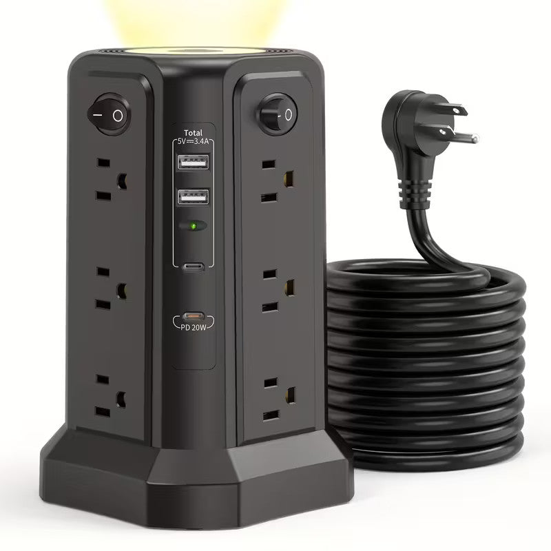 Centro de alimentación inteligente con USB