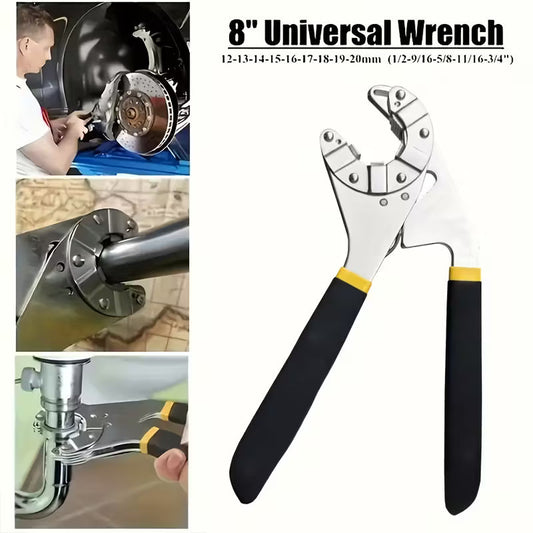 Juego de llaves multiusos 14 en 1 FlexiGrip – Llave ajustable de acero de alto carbono
