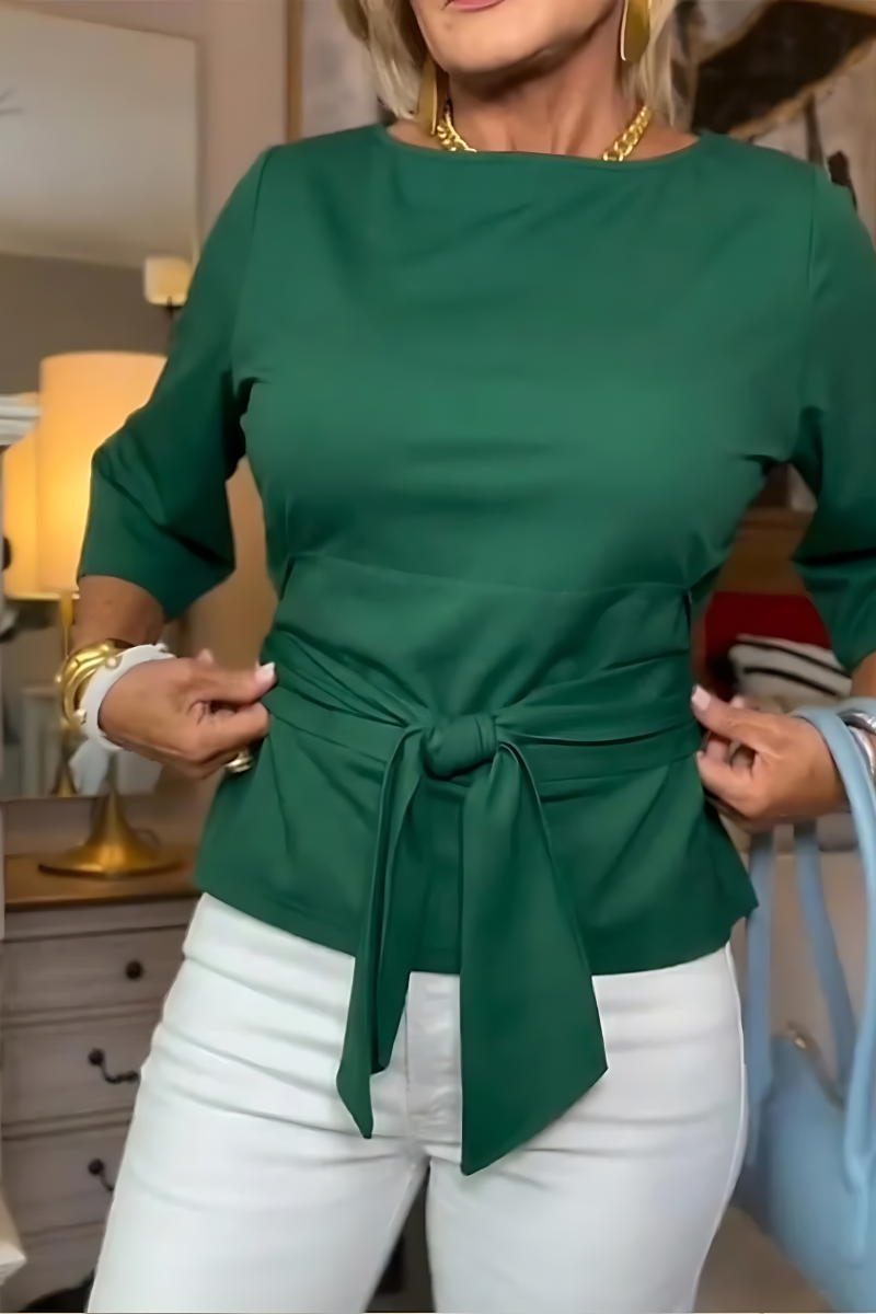 Daria™ | Top Elegante con Lazo en la Cintura (1+1 Gratis)