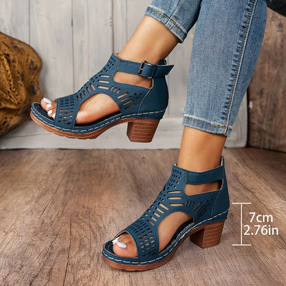 Sandalias Lia™ — Elegancia y comodidad con tacón ancho para cualquier ocasión