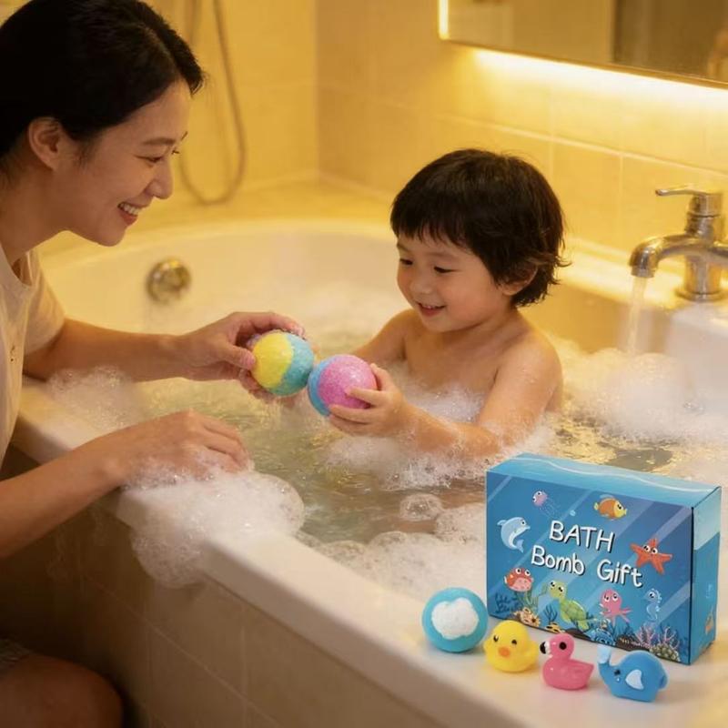 Bombas de baño para niños con sorpresas