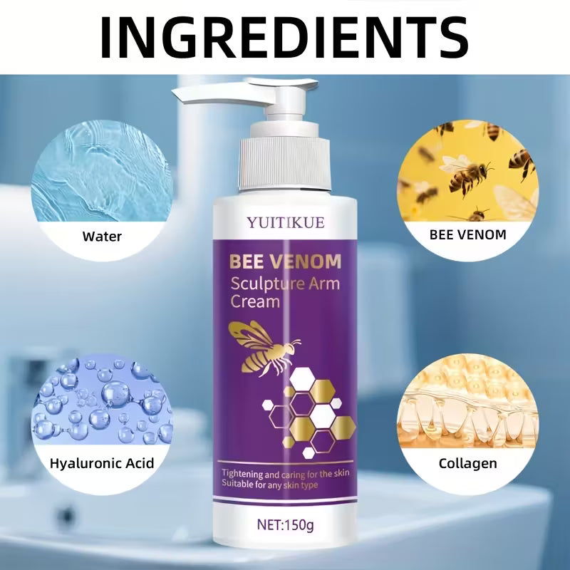 BeeSculpt 360 — Crema corporal reafirmante e hidratante (veneno de abeja + colágeno)