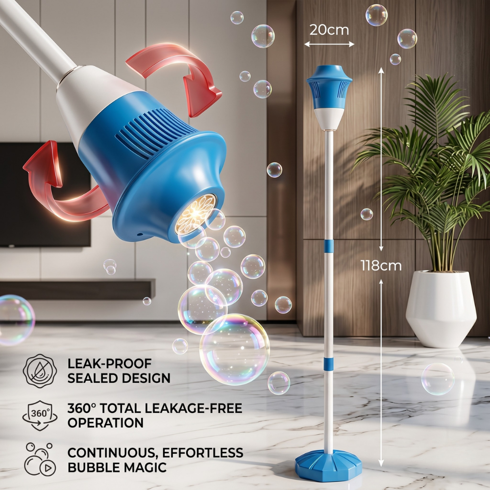 Máquina de burbujas con luz