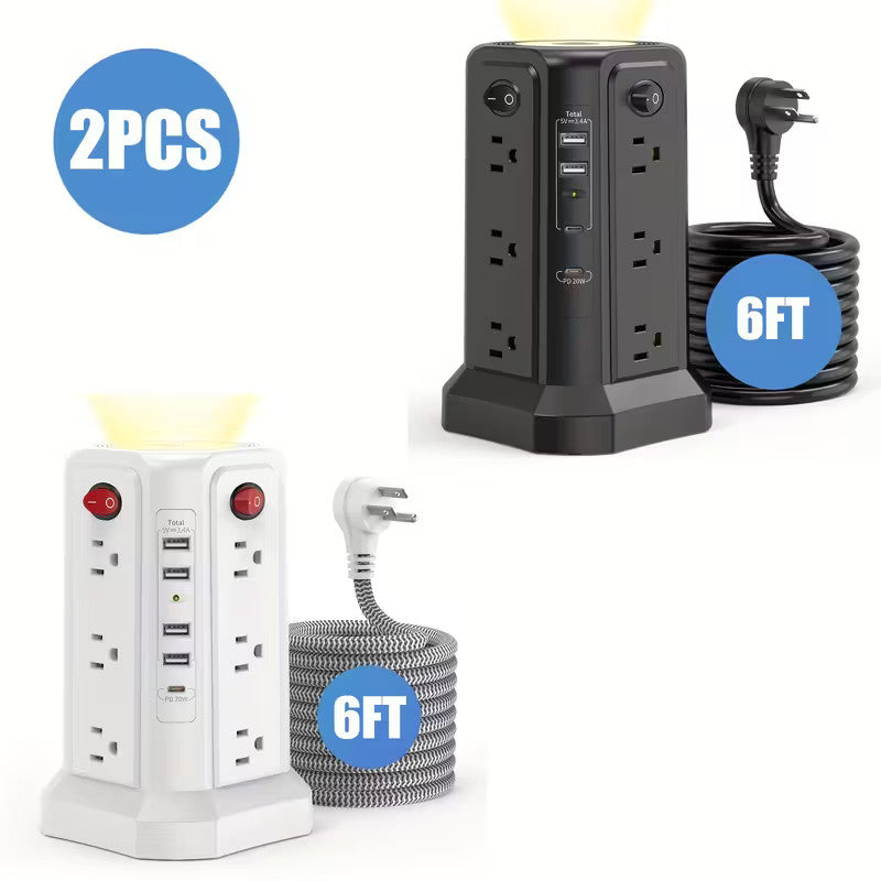 Centro de alimentación inteligente con USB
