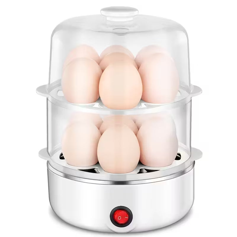 Vaporera eléctrica para 14 huevos EggMaster: huevos duros y pasados por agua fáciles de pelar