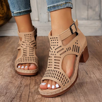 Sandalias Lia™ — Elegancia y comodidad con tacón ancho para cualquier ocasión