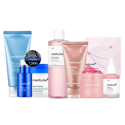 Set de Cuidado de la Piel Glass Glow – Rutina Completa de 8 Pasos para un Brillo Suave