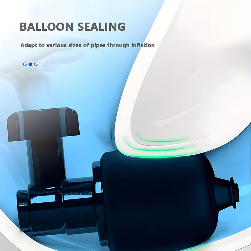 Drain Blaster Air Plunger Gun — Heavy-Duty Manual Air Pressure Tool for Toilet, Sink & Floor Drains